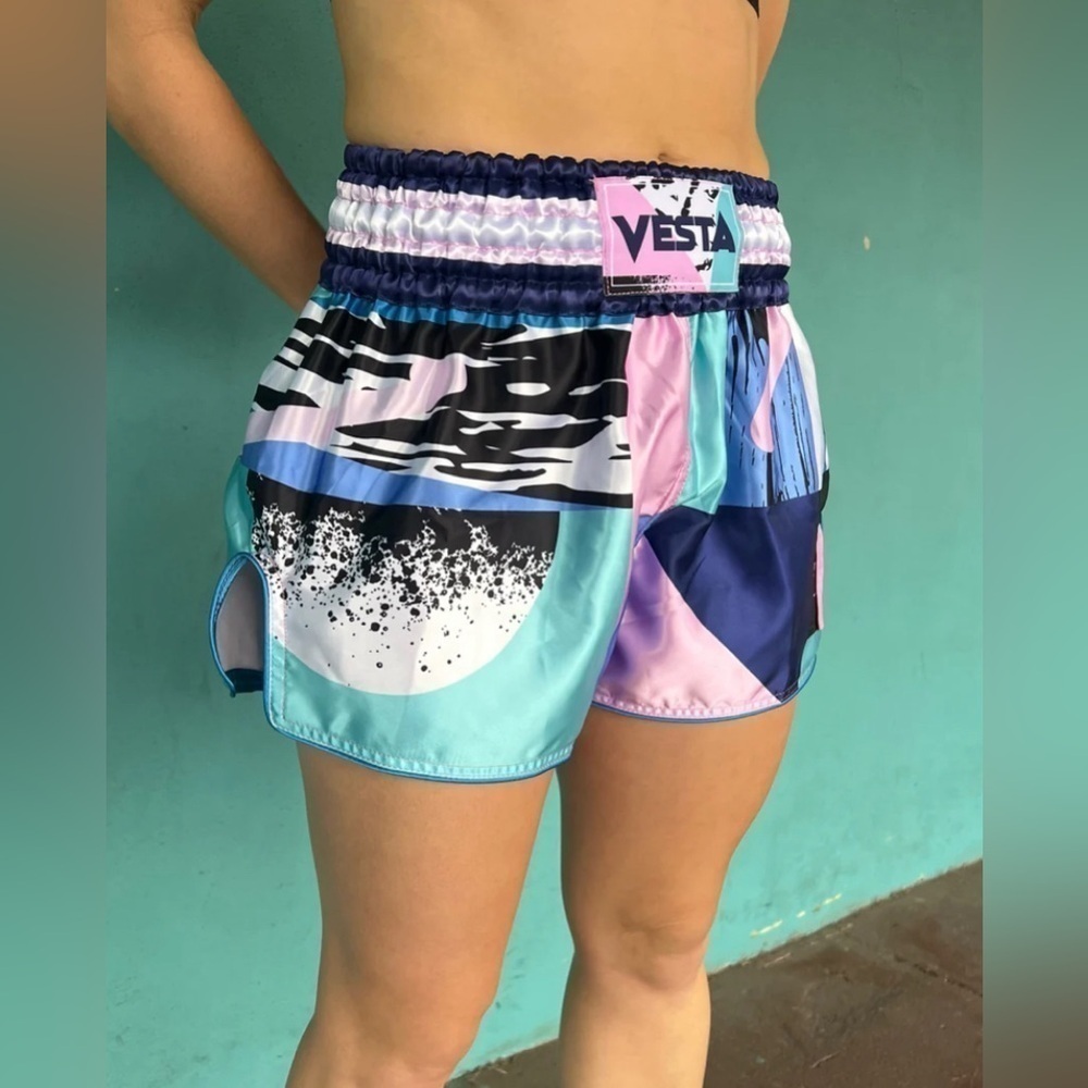 VESTA X WOLFDOG Collaboration Muay Thai Boxing Shorts size Large